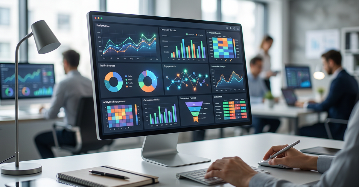 Análise de dados de marketing digital para agências em 2025