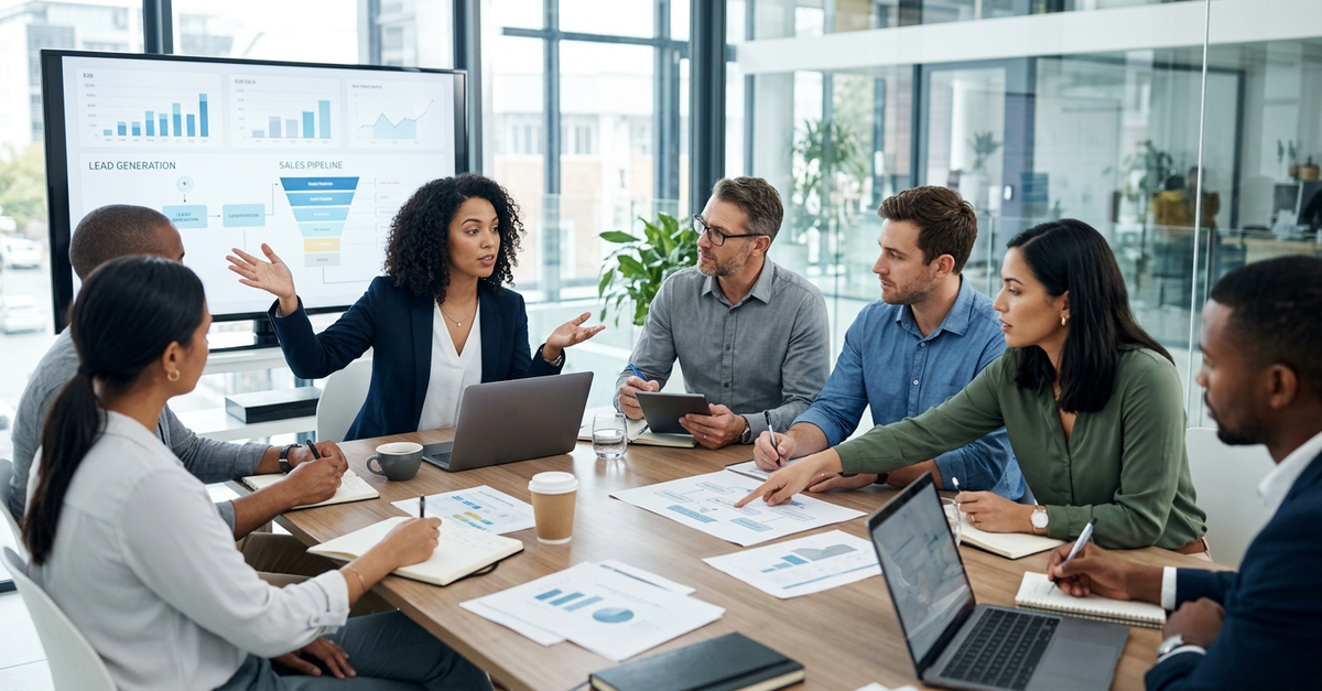 Alinhamento entre equipes de marketing e vendas B2B