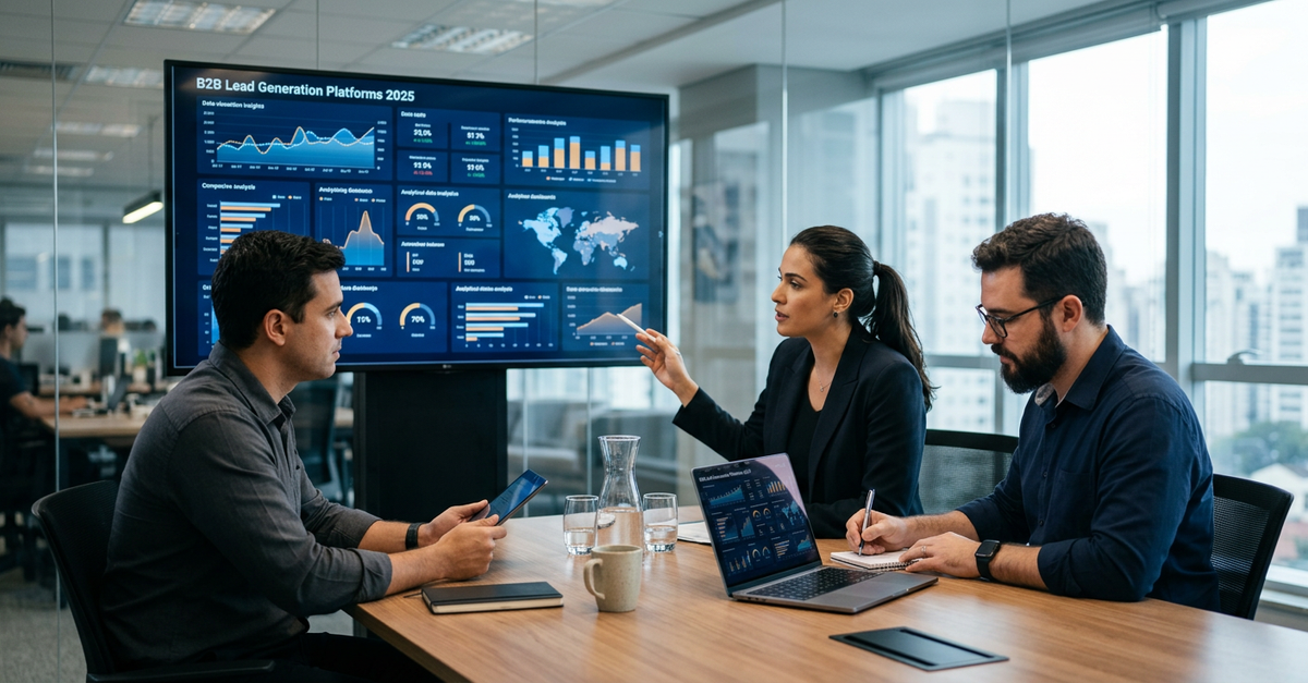 Escolha de plataforma de geração de leads para diferentes perfis empresariais