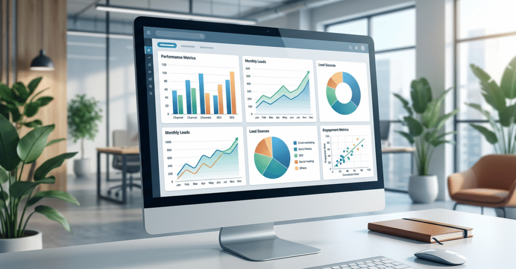 Análise de dados e estatísticas de geração de leads B2B no Brasil