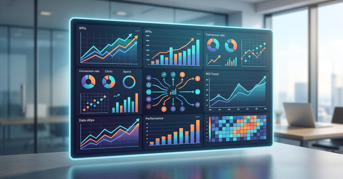 Dashboard de métricas essenciais LinkedIn Ads B2B