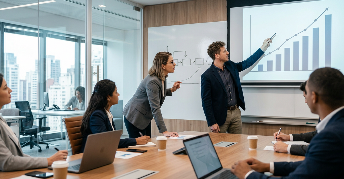 Crescimento escalável de vendas B2B através de processos previsíveis