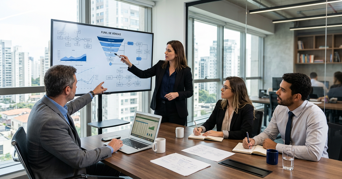 Consultoria comercial B2B com análise de investimento por porte de empresa