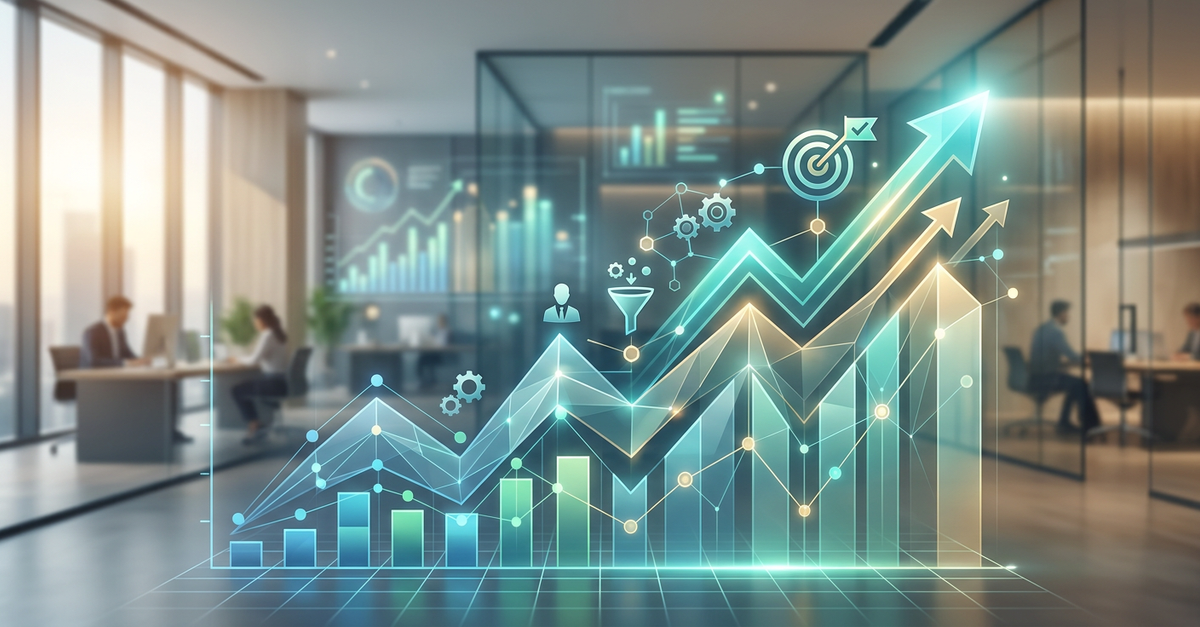 Resultados de geração de leads B2B para serviços profissionais