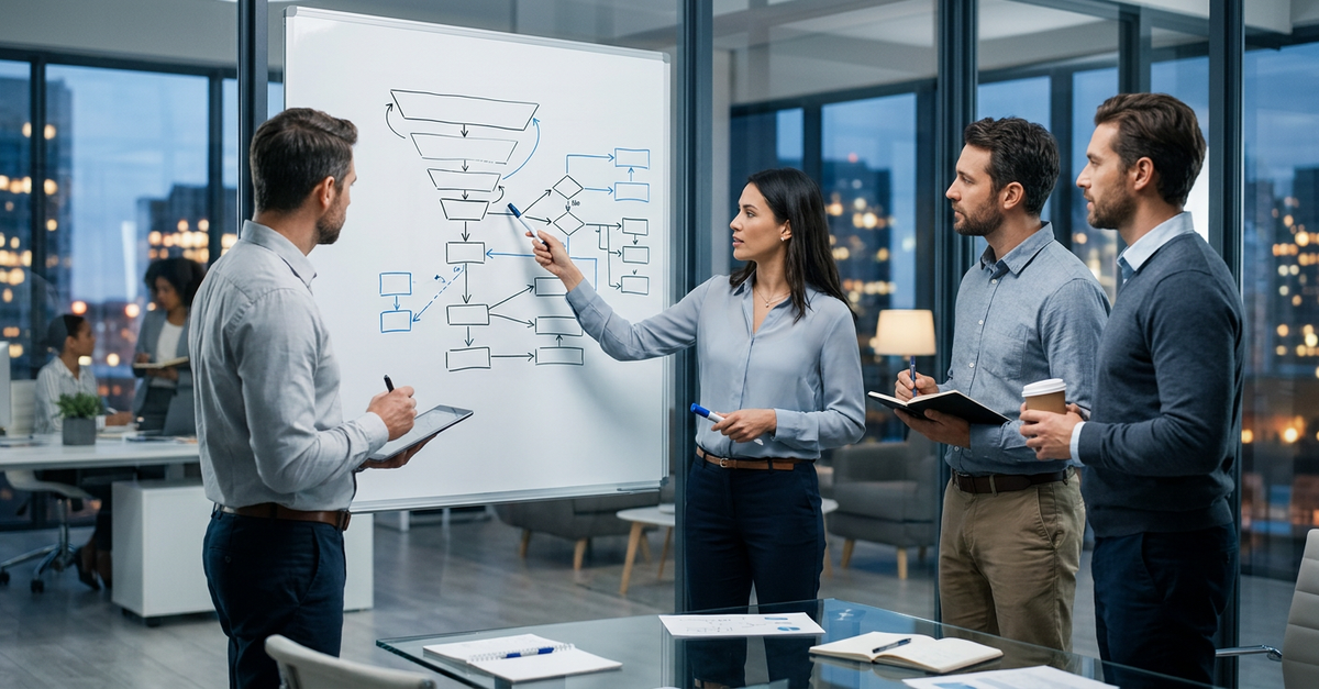 Planejamento estratégico do processo de vendas complexas B2B