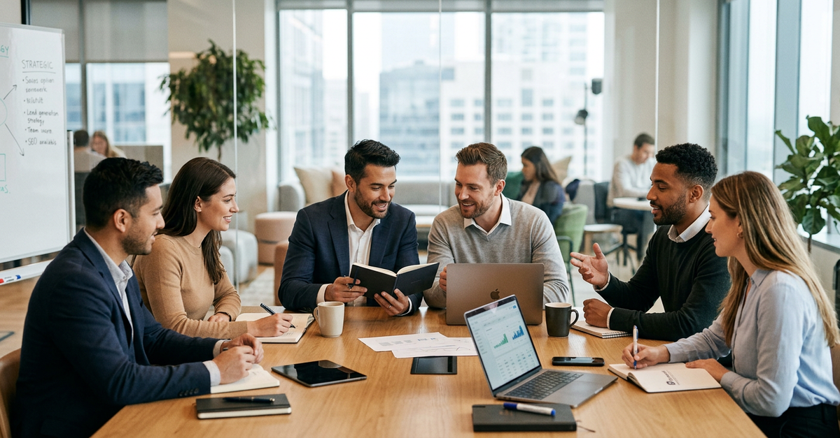 Alinhamento entre equipes de marketing e vendas para geração de leads