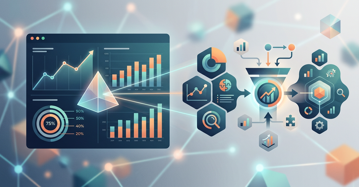 Vocabulário de marketing digital B2B com métricas e KPIs