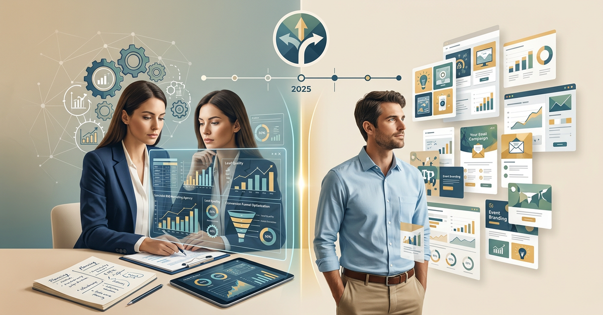 Estratégia de marketing B2B especializado versus abordagem generalista para empresas