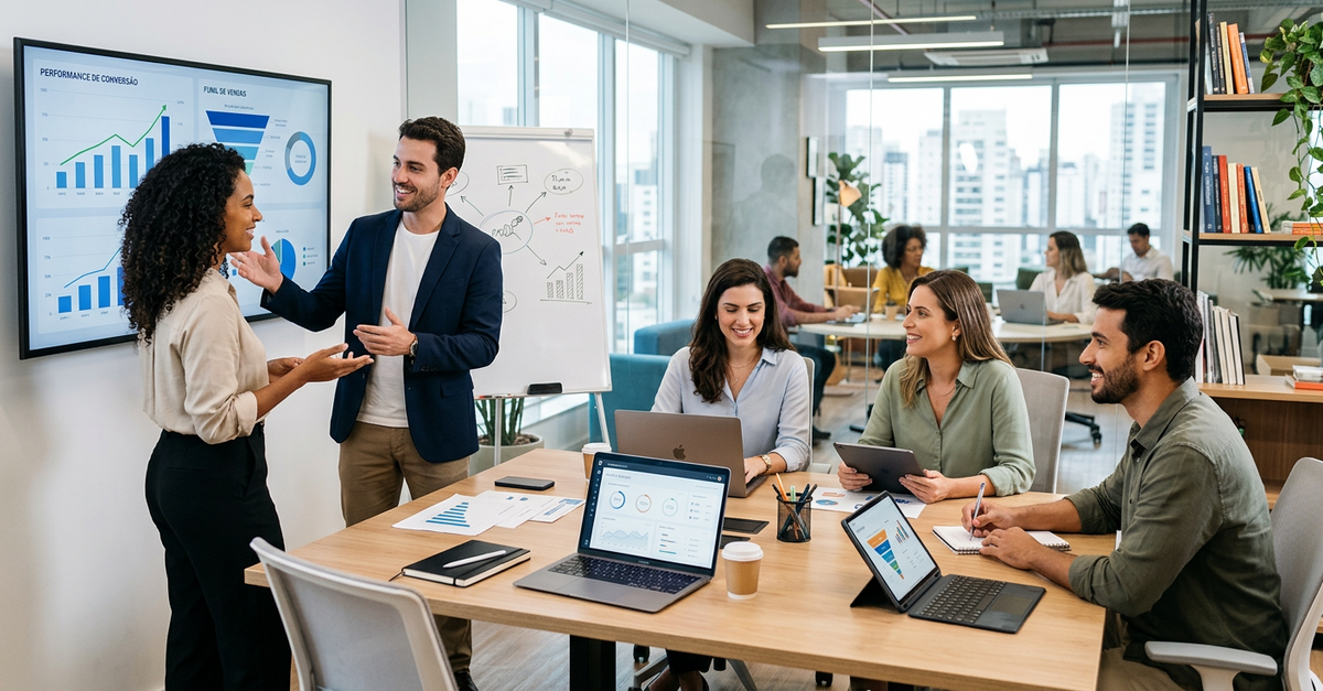 Alinhamento entre equipes de marketing e vendas B2B