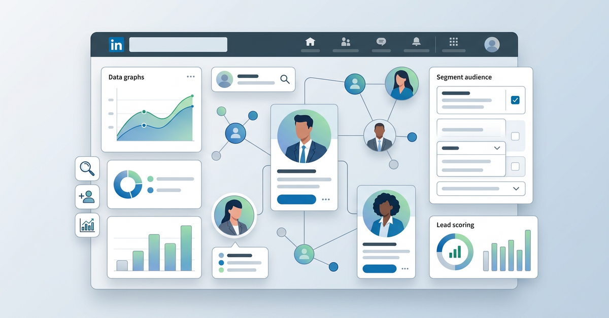 Processo estruturado de geração de leads qualificados no LinkedIn para empresas B2B