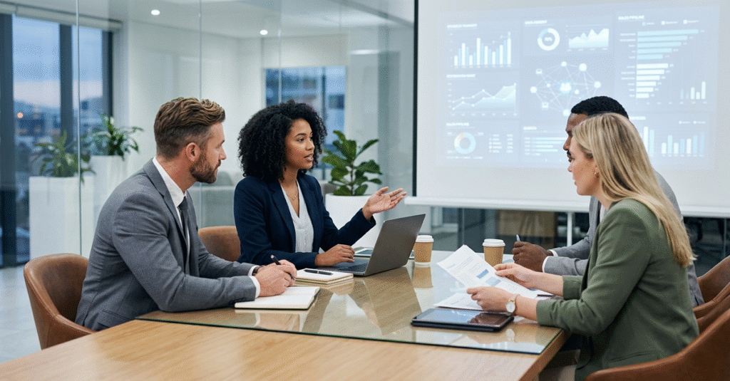 Estratégias de consultoria de vendas B2B vs agência de marketing