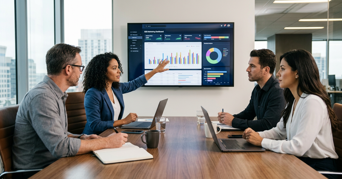 Análise de métricas ao contratar agência de marketing B2B