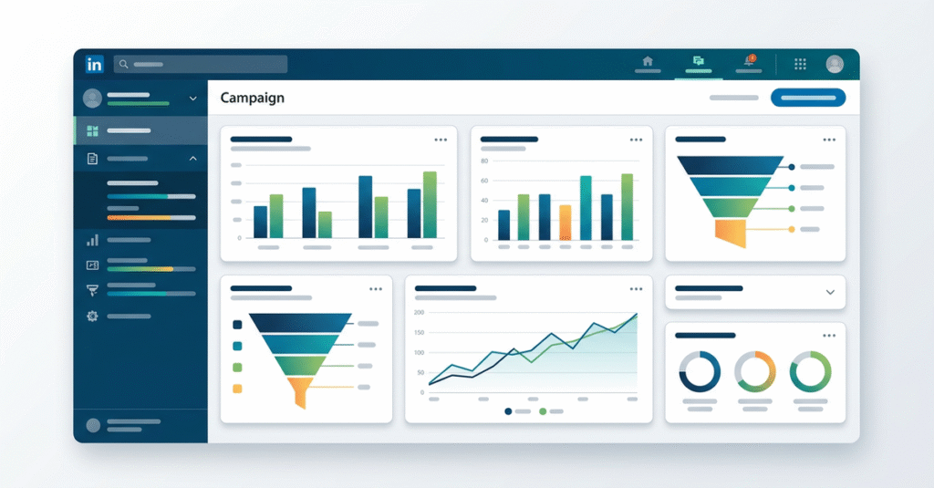 Glossário LinkedIn Ads com termos técnicos para marketing B2B