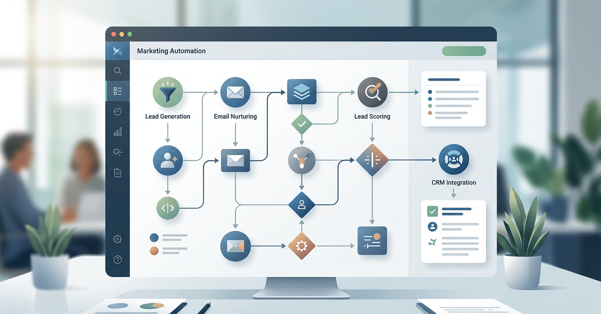 Plataformas de automação de marketing para agências B2B
