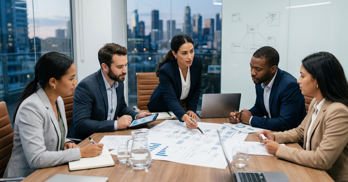 Estratégia de vendas B2B estruturada para gerar previsibilidade