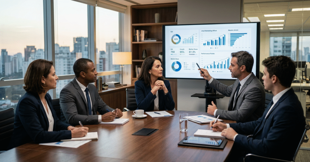 Como convencer CEO investir marketing em reunião executiva