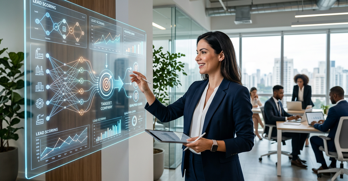 Inteligência artificial para geração de leads B2B