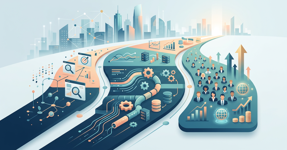 Estratégia de implementação de geração de leads B2B automatizada