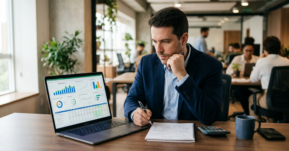 Planejamento de investimento em marketing B2B para PMEs com orçamento enxuto