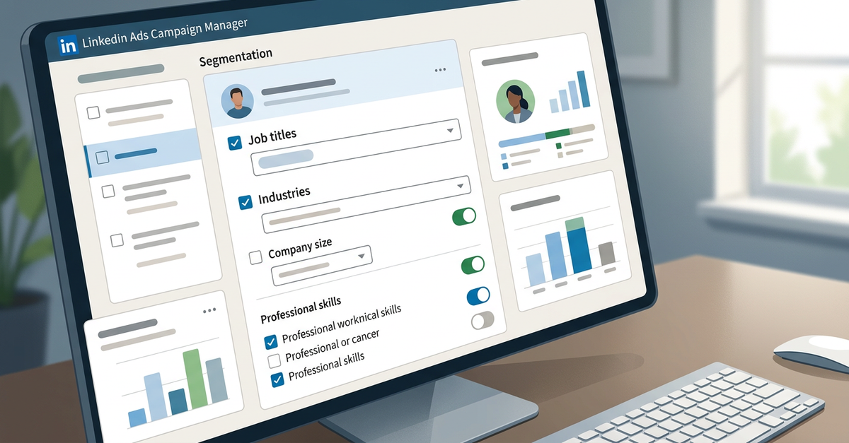 Segmentação de público LinkedIn Ads para empresas B2B
