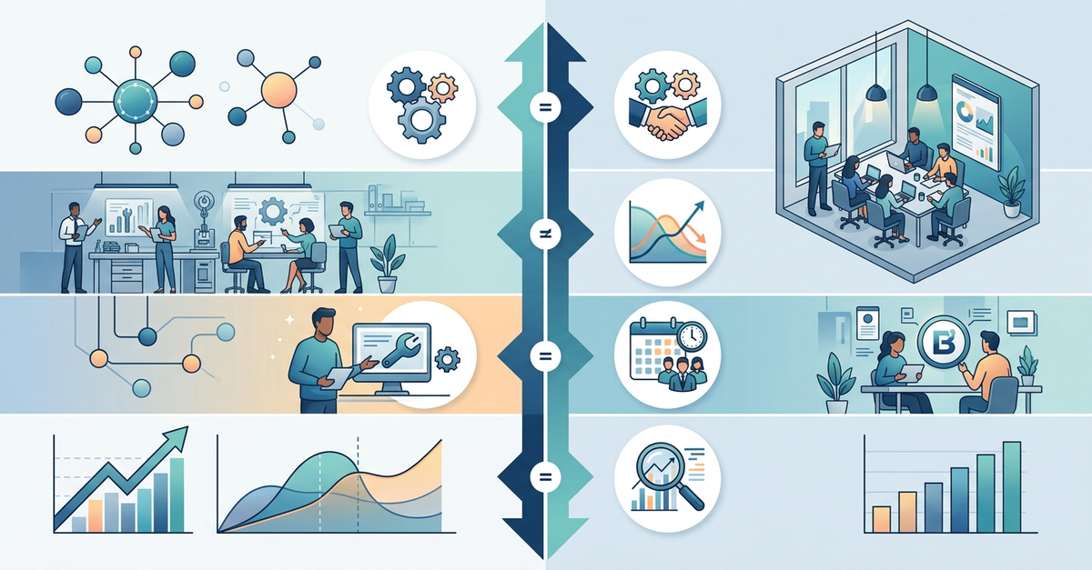 Processo de decisão entre agência de marketing e equipe interna