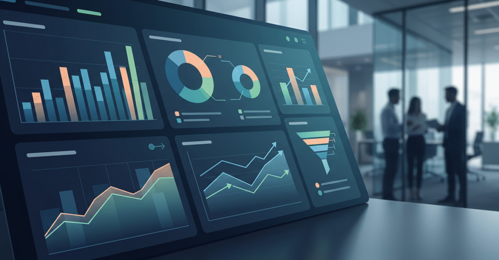 Dashboard de métricas de vendas B2B essenciais para processos estruturados
