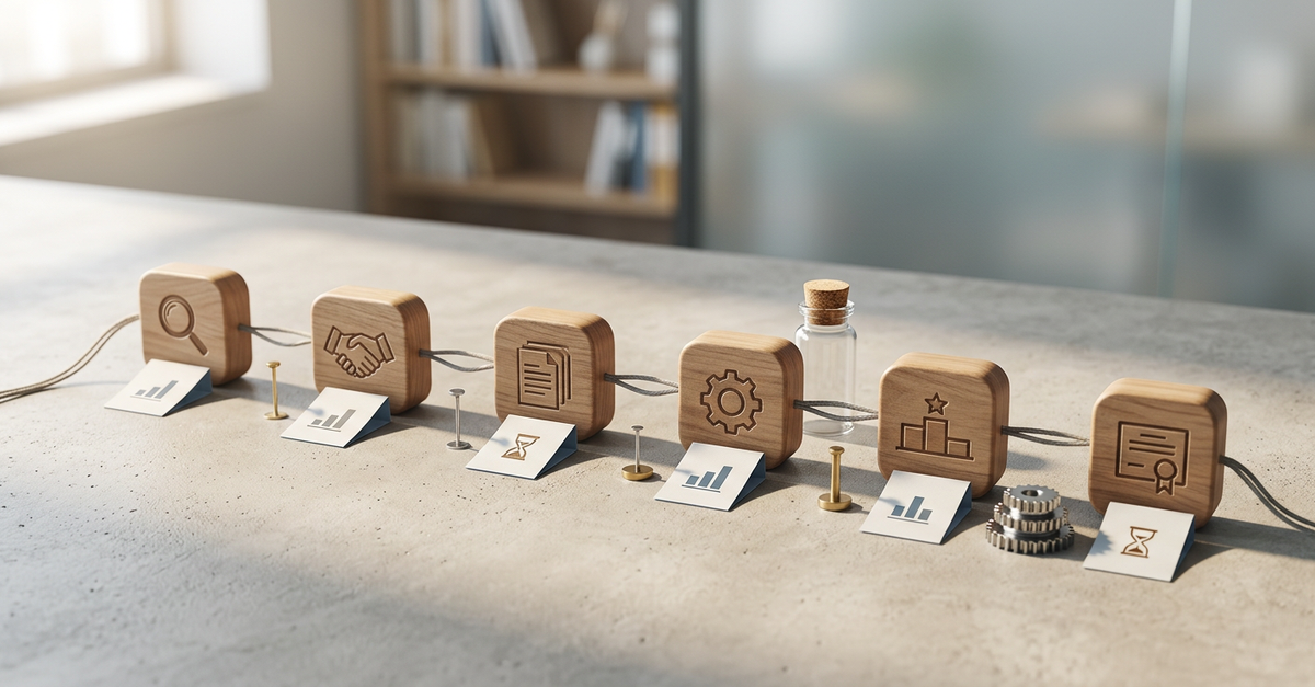 Processo estruturado de vendas B2B com metodologia