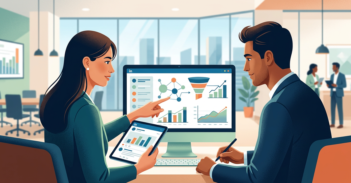 Integração LinkedIn Ads com processo de vendas B2B