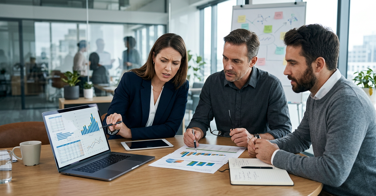 Gráficos mostrando custos ocultos de agências de marketing