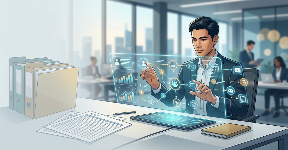 Automação de processos de vendas B2B com CRM