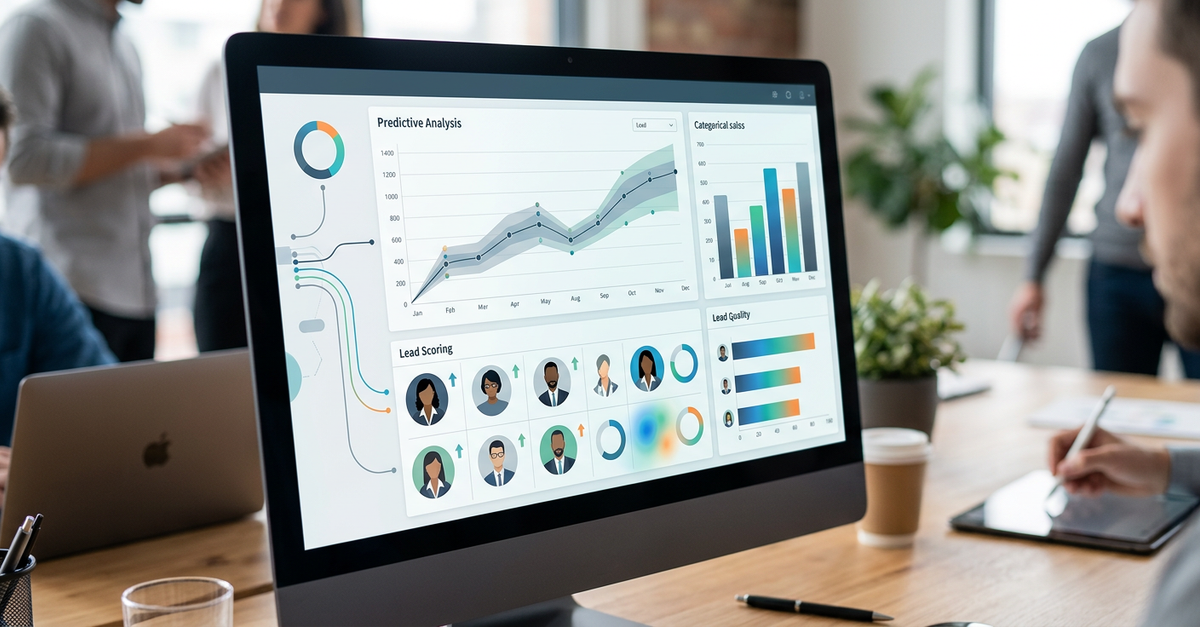 Análise preditiva de leads B2B com inteligência artificial