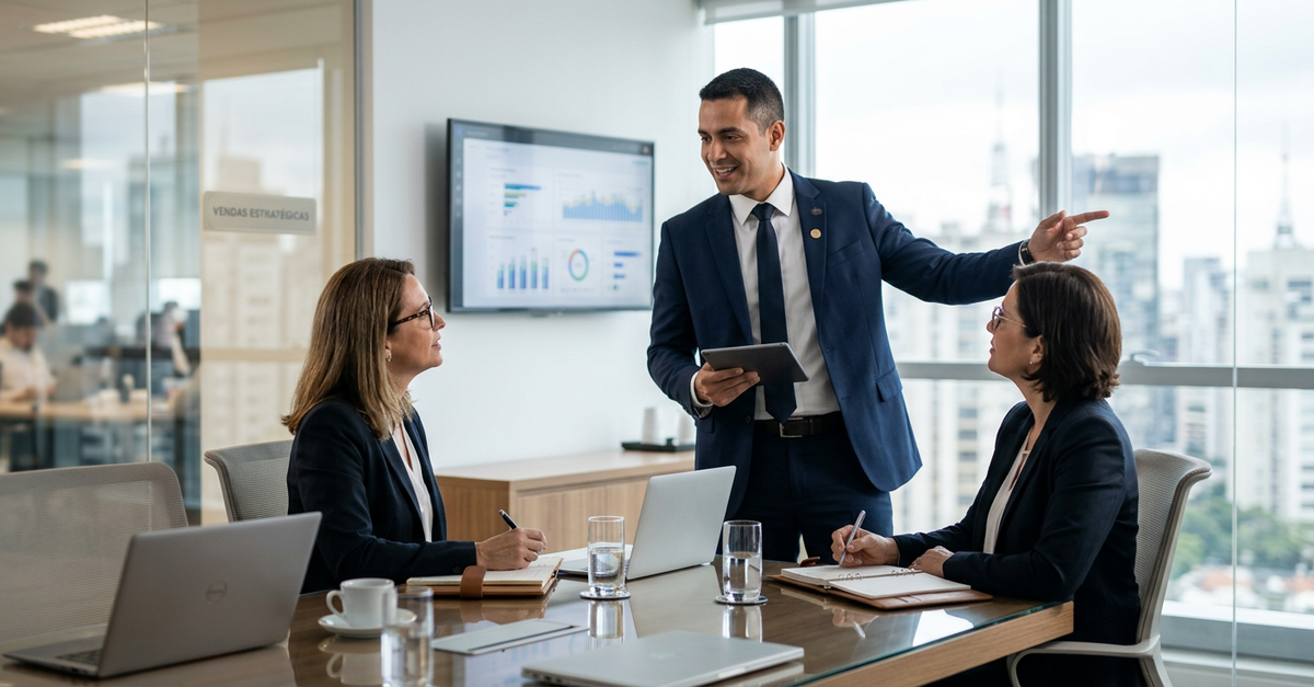 Venda consultiva B2B com foco em valor agregado