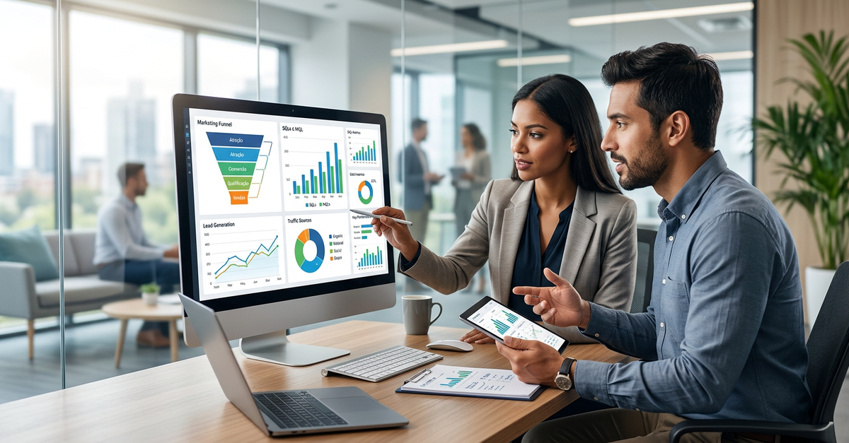 Análise de dados e métricas de inbound marketing B2B