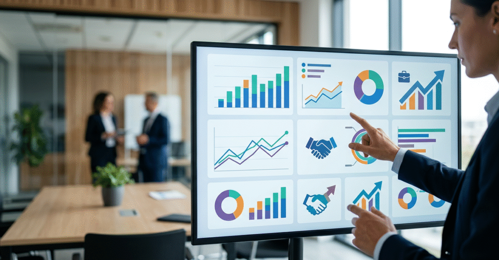 Análise de métricas de vendas e indicadores de performance comercial