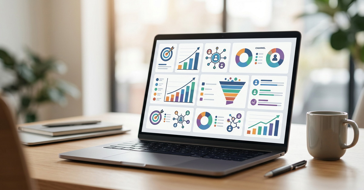 Análise de dados e métricas de geração de leads B2B