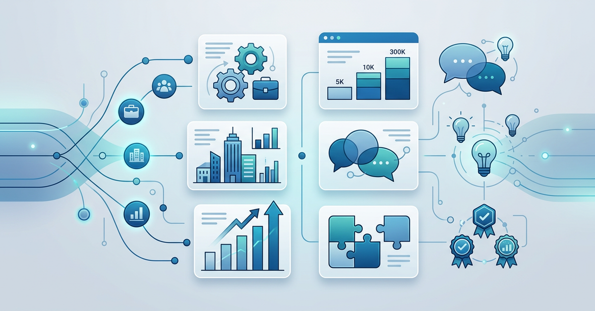 Segmentação precisa de público B2B no LinkedIn Ads