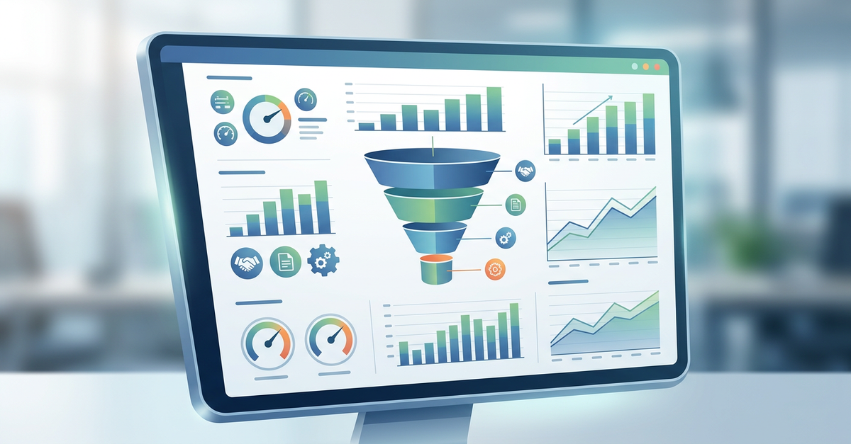 Análise de métricas do pipeline de vendas B2B