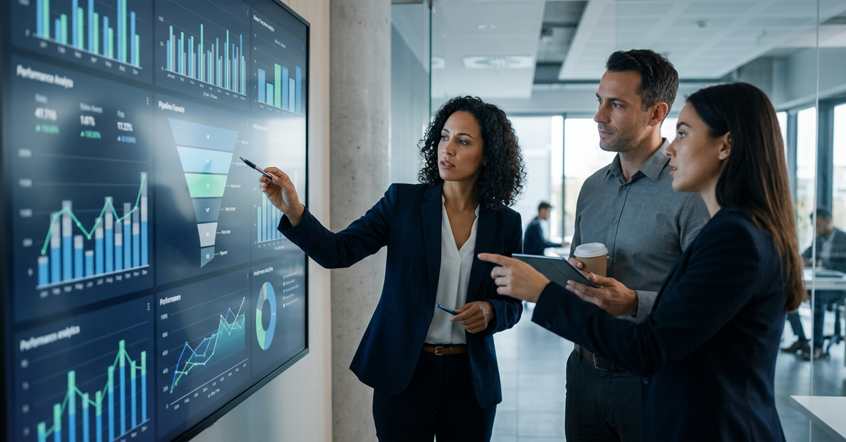 Análise de métricas de pipeline comercial B2B com dados em tempo real