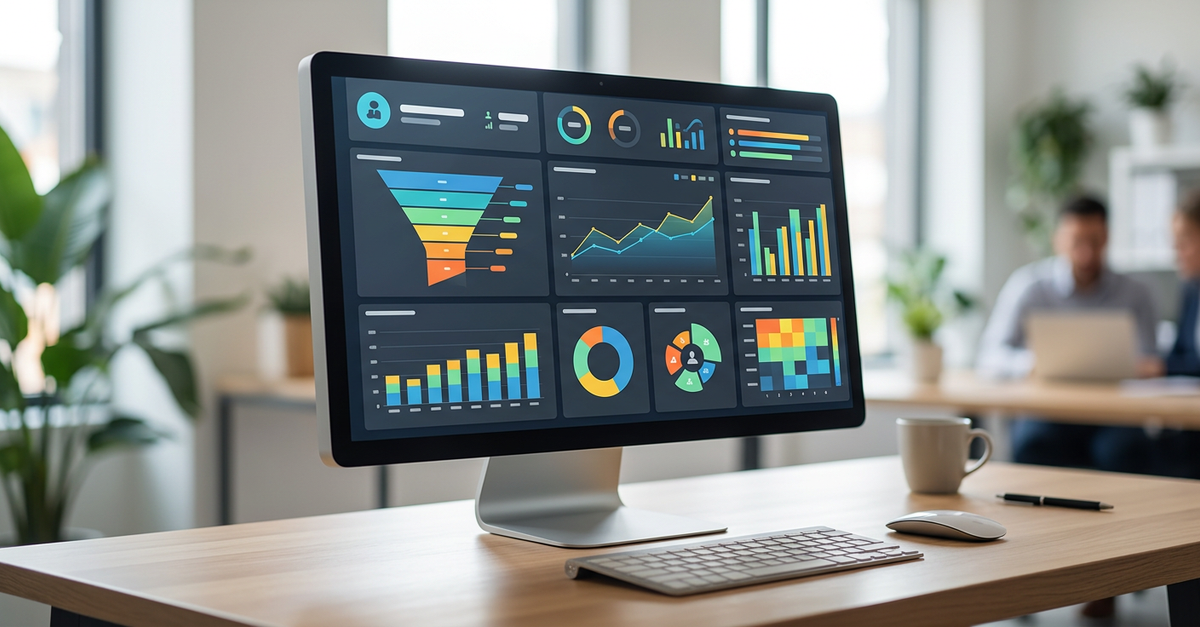 Dashboard de métricas para gestão de pipeline comercial B2B