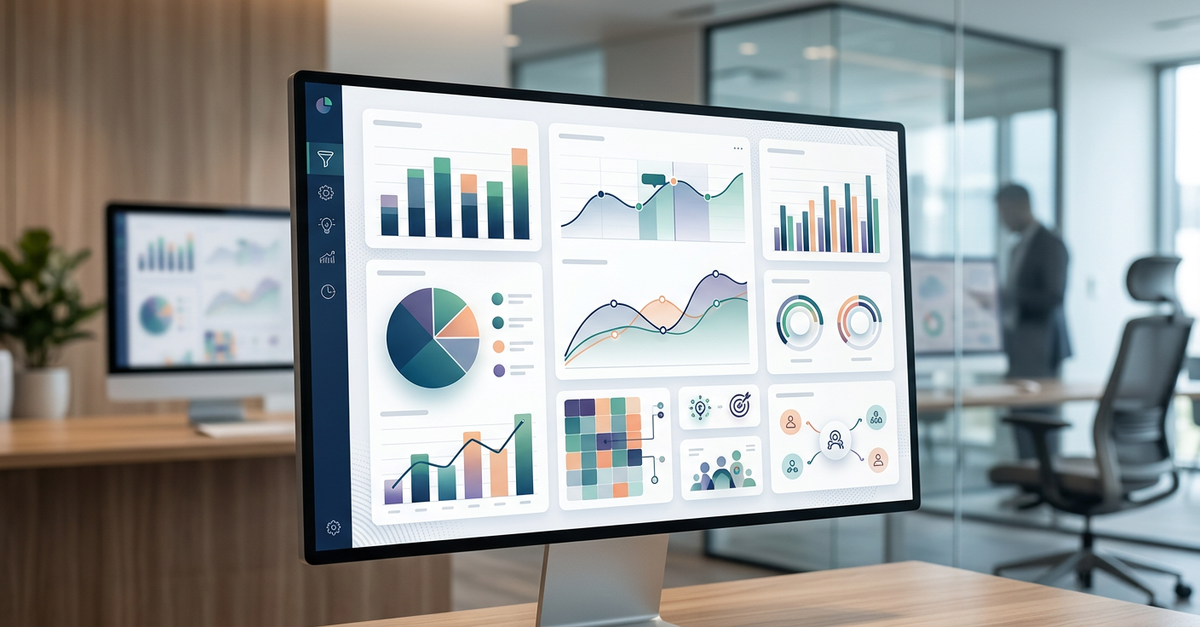 Dashboard de métricas para acompanhamento de geração de leads B2B