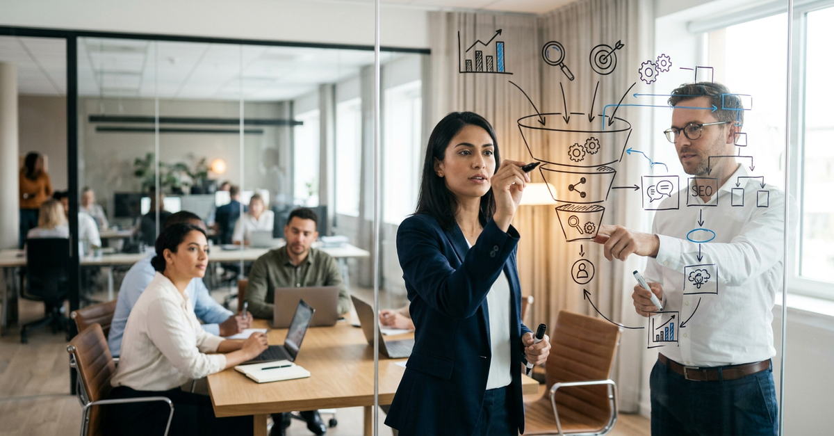 Crescimento sustentável através de marketing digital