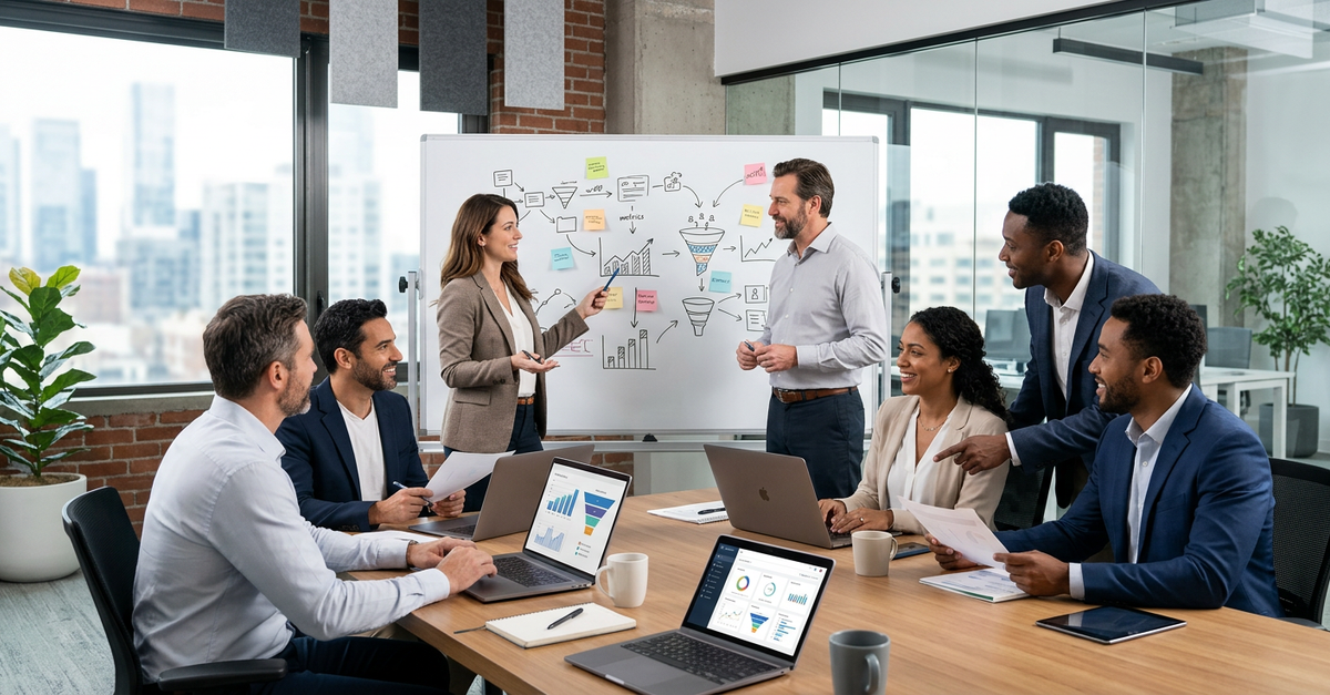 Integração marketing vendas B2B através de processos estruturados