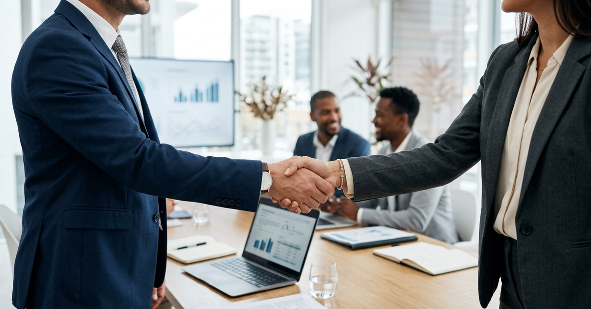 Parceria entre empresa B2B e agência de marketing de conteúdo e SEO