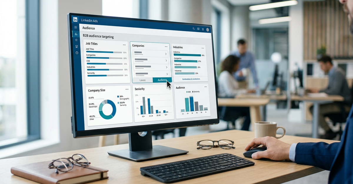 Configuração de campanhas LinkedIn Ads para geração de leads B2B qualificados