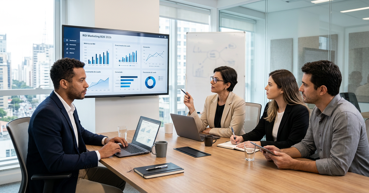 Estratégias de marketing B2B com foco em ROI e resultados mensuráveis