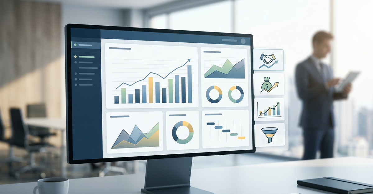 Dashboard de análise de ticket médio B2B