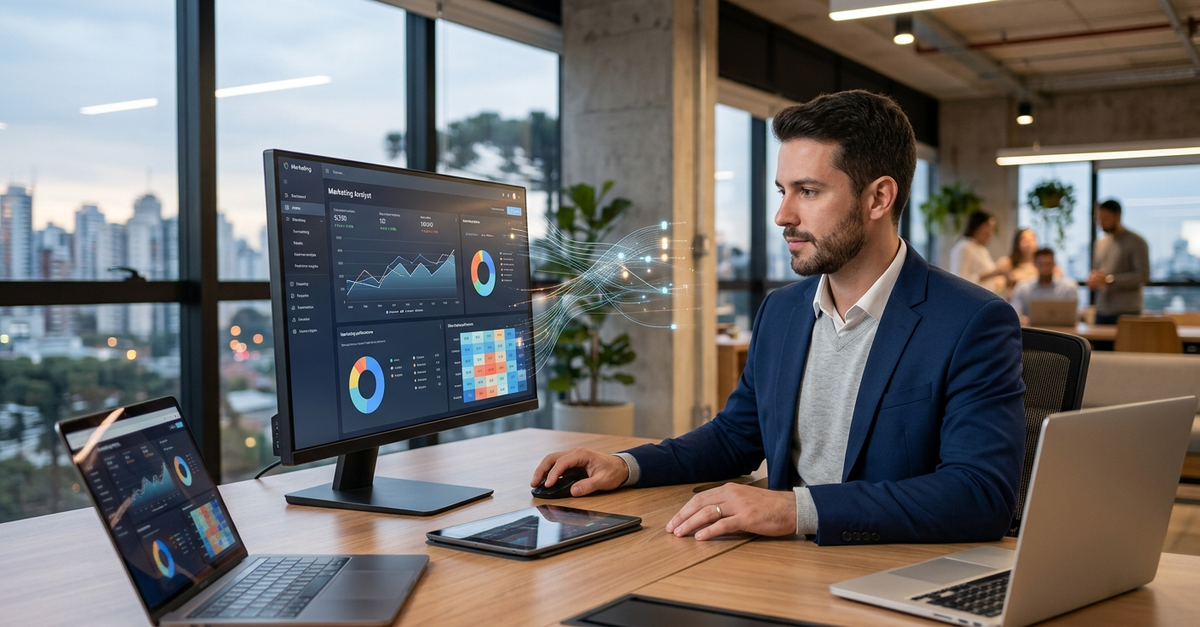 Agência de marketing de Curitiba usando inteligência artificial em estratégias digitais