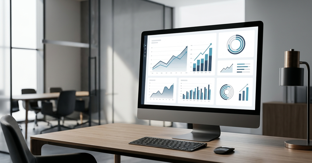 Dashboard de métricas e resultados de campanhas de marketing digital em Curitiba